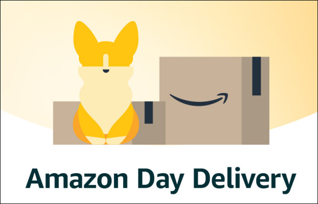 Ilustración de entrega de Amazon Day