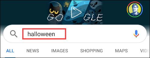buscar halloween en google
