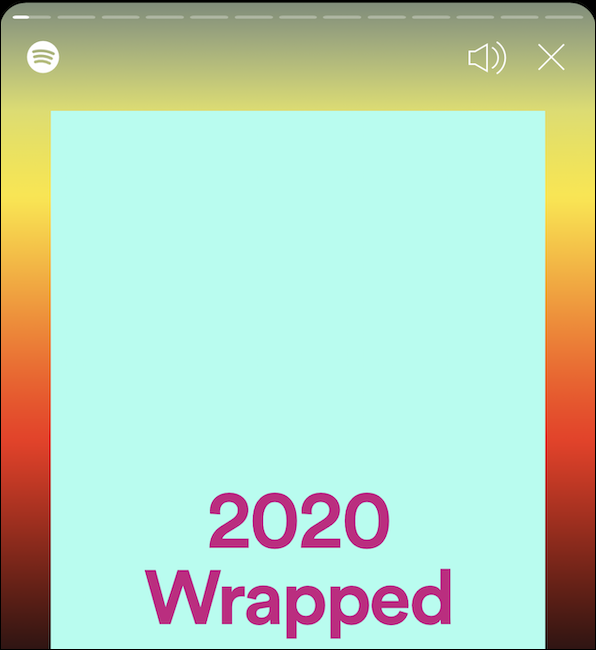 Spotify Wrapped 2020 comenzará en un formato similar a una historia de Instagram