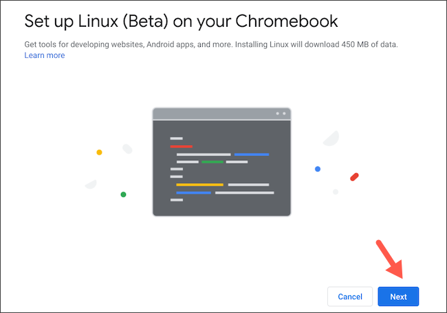 Configurar Linux en Chromebook