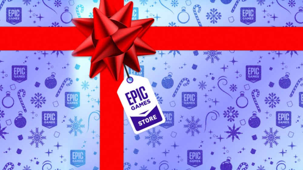 Gráfico de venta navideña de Epic Games Store