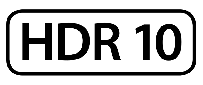 El logotipo de HDR 10.