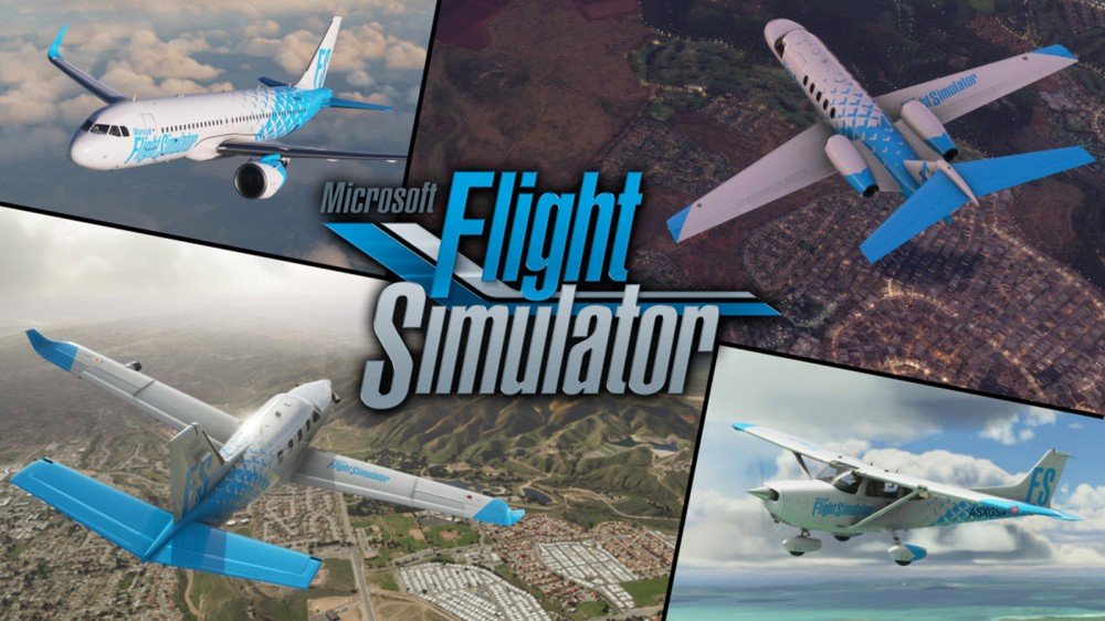 Varios aviones volando en 'Flight Simulator'